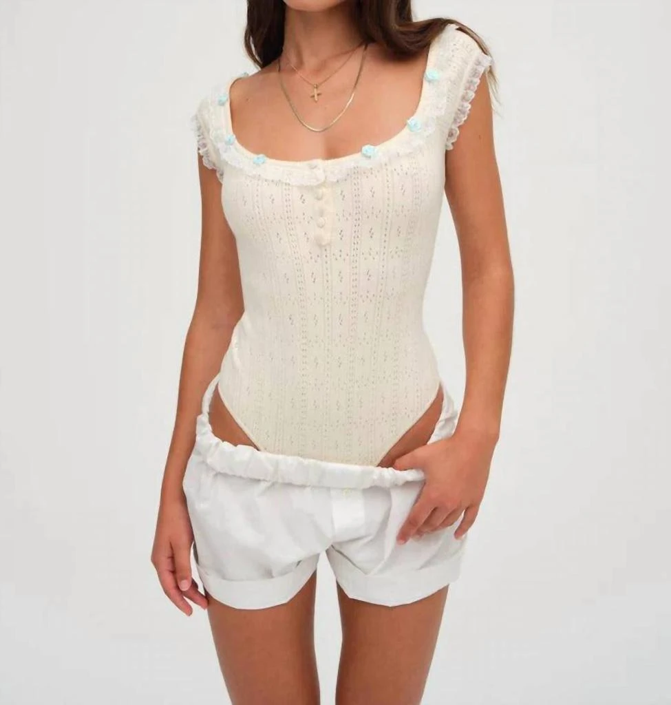 For Love & Lemons For Love & Lemons - Daniela Knit Bodysuit 1