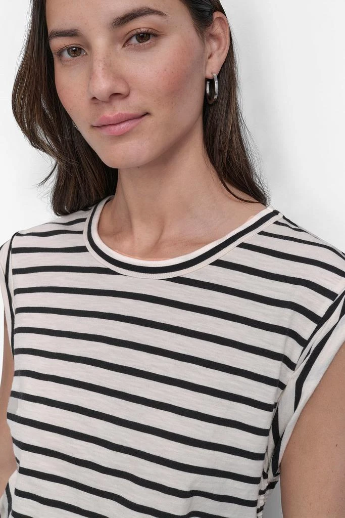 DKNY SIDE TIE RUCHED SLEEVELESS TEE 4