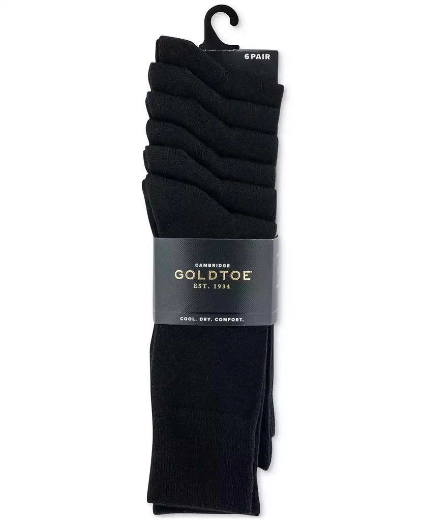 Gold Toe Men
s 6-pack Cambridge Solid Crew Socks 3