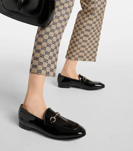 Gucci Jordaan Horsebit patent leather loafers 4