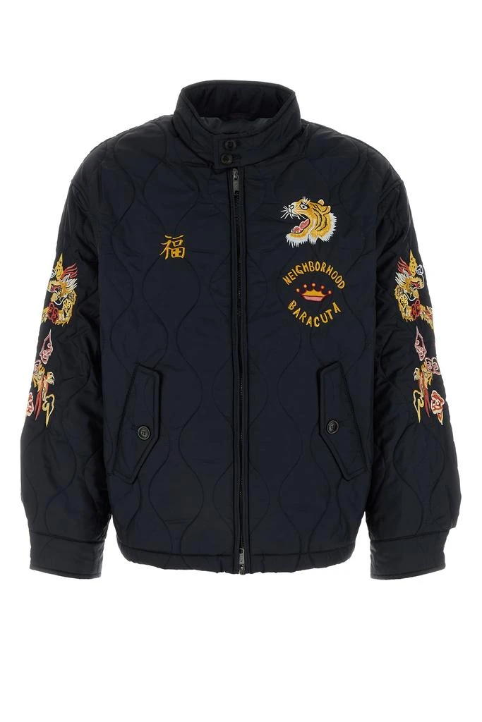 BARACUTA ENGLAND Navy blue nylon jacket