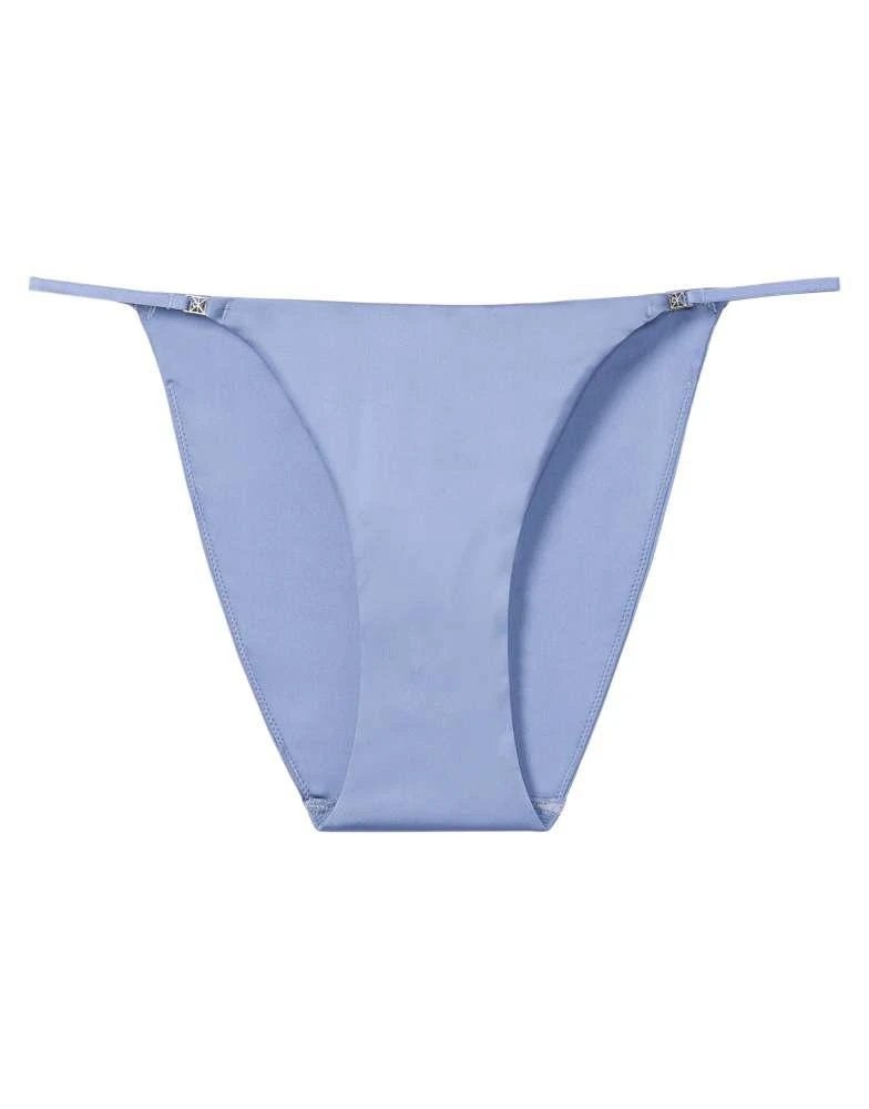 Calvin Klein Calvin Klein Signature Satin tanga in blue 3