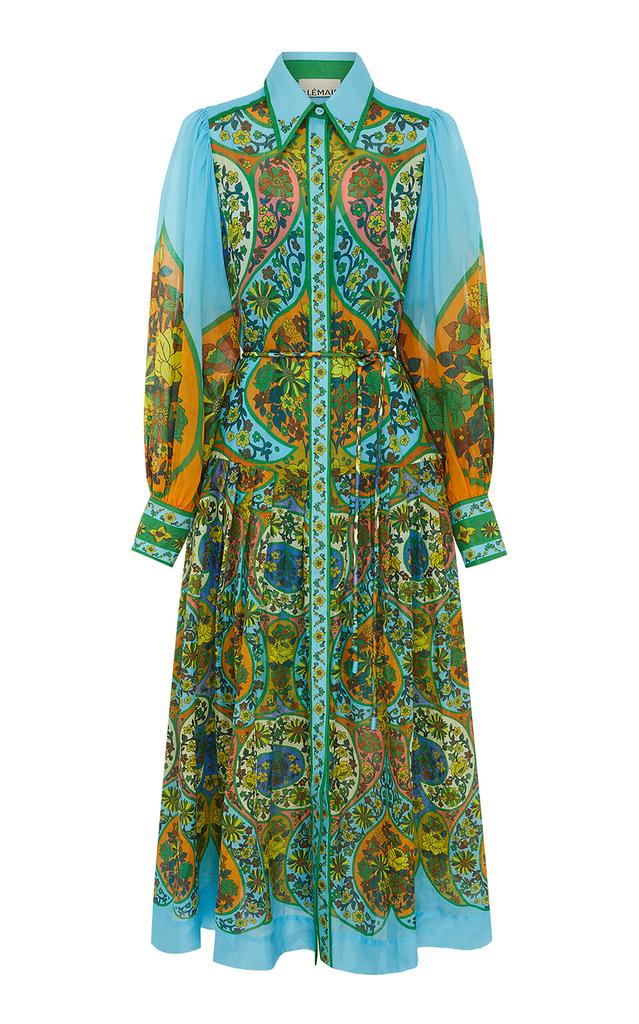 ALÉMAIS ALÉMAIS - Sofie Printed Ramie Shirt Dress - Multi - AU 4 - Moda Operandi