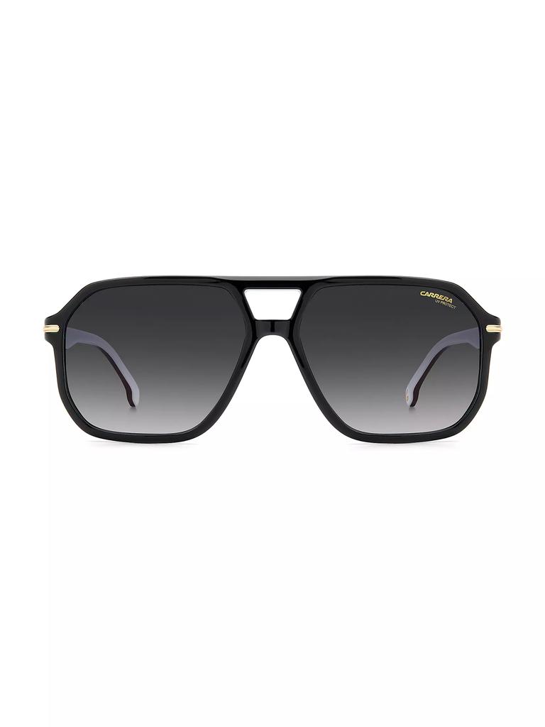 Carrera 59MM Plastic Square Sunglasses