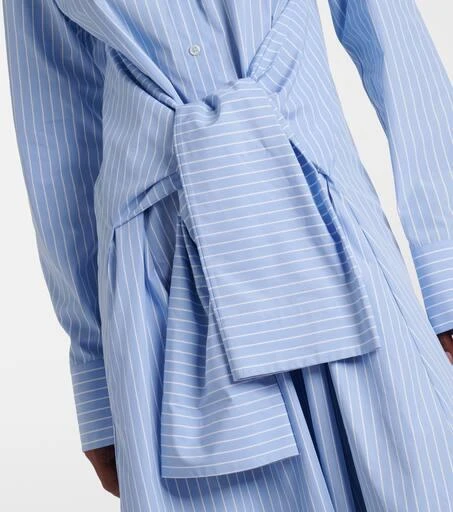 Jil Sander Pinstripe cotton shirt dress 5