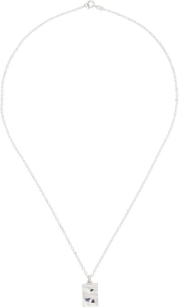 The Ouze Silver Scatter Ingot Necklace 1