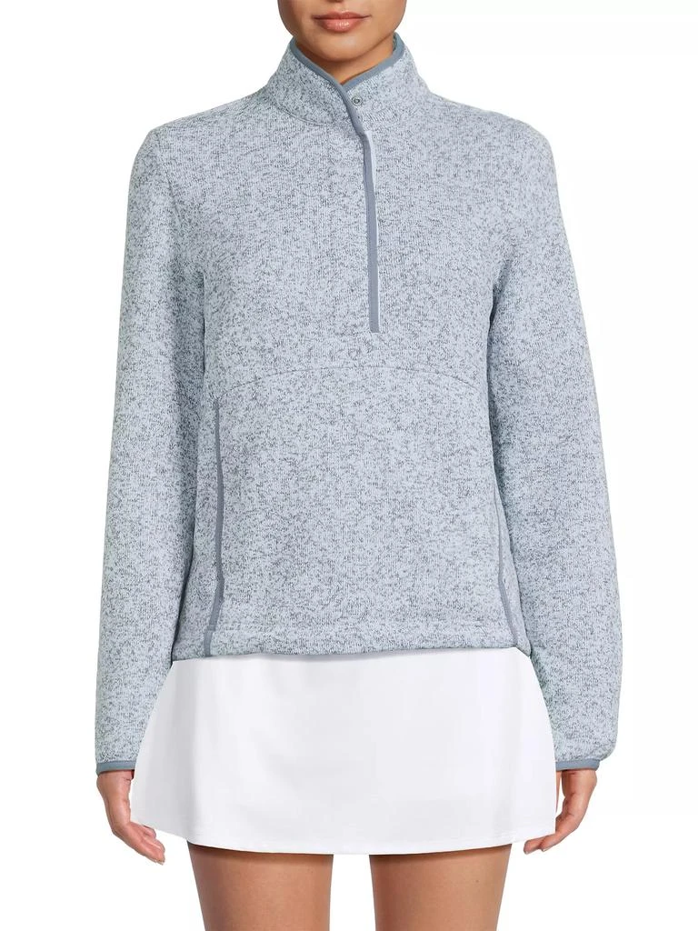 Zero Restriction Maddy Snap-Placket Sweater 3