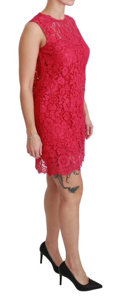 Dolce 
Gabbana Floral Lace Shift Gown Mini Women
s Dress 2