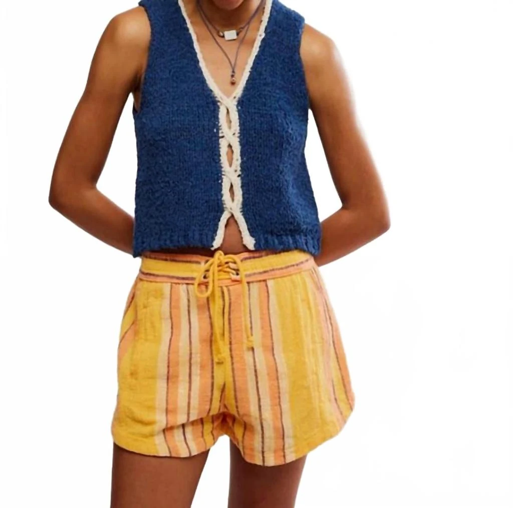 Free People Sicily Sweater In Denim