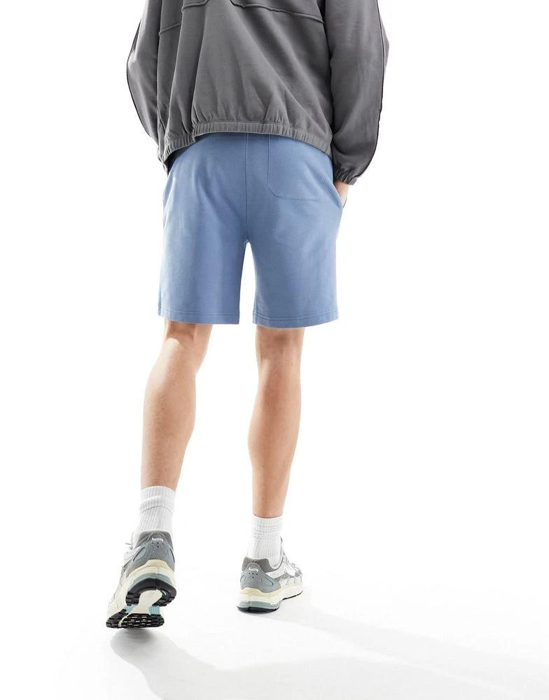 Brave Soul Brave Soul jersey shorts in steel blue 4