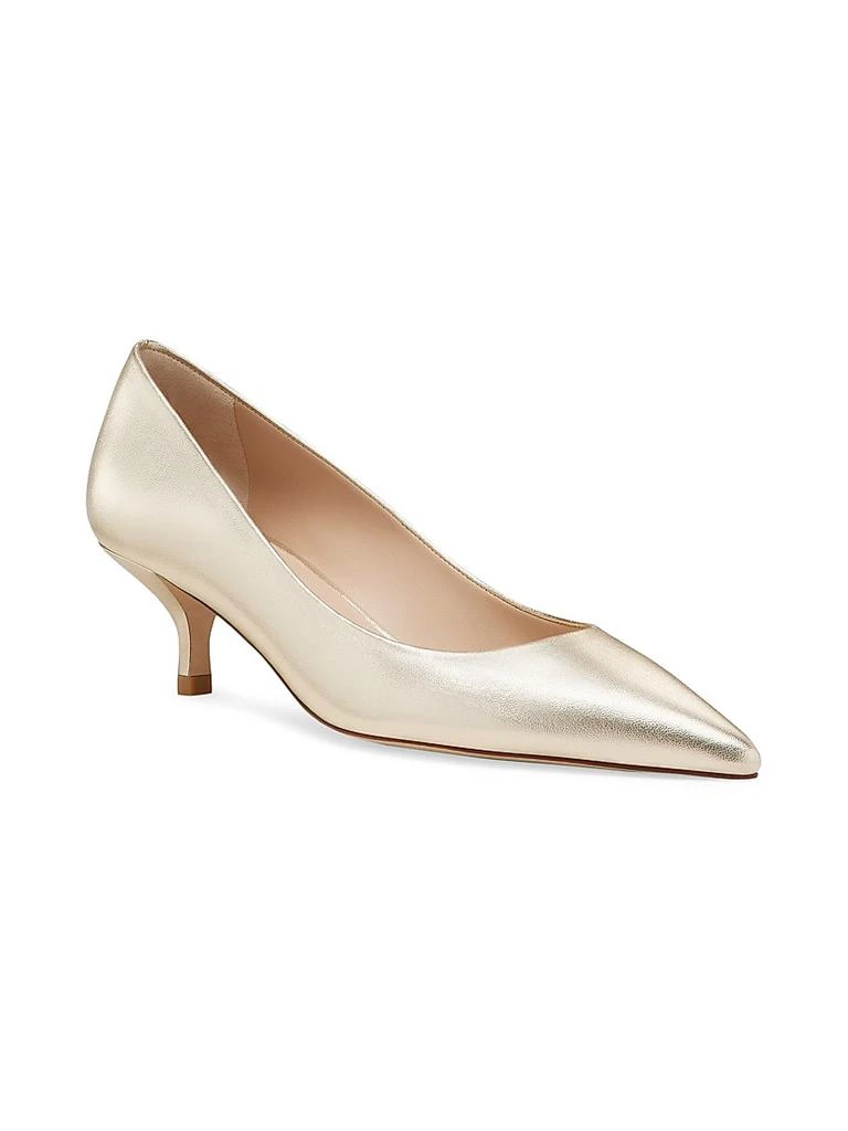 Stuart Weitzman Power 50MM Metallic Leather Pumps 2