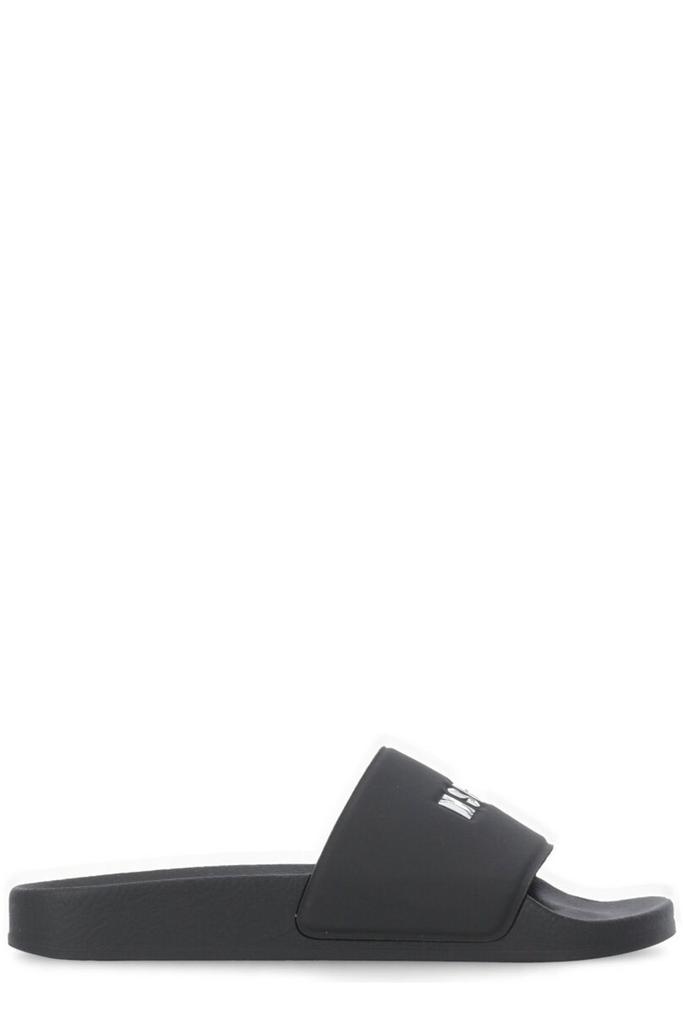 MSGM Msgm Slide Sandal With Logo - Slippers - Compare Prices