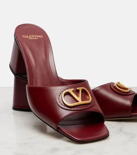 Valentino VLogo 60 leather mules 5