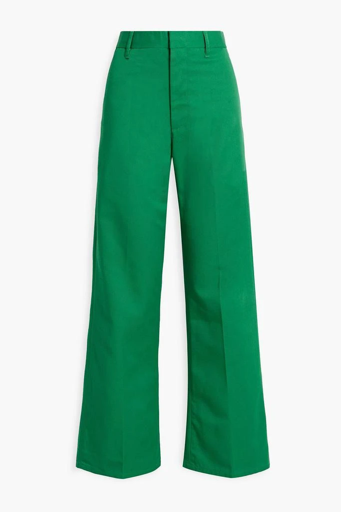 Re/Done Cotton-twill wide-leg pants 1
