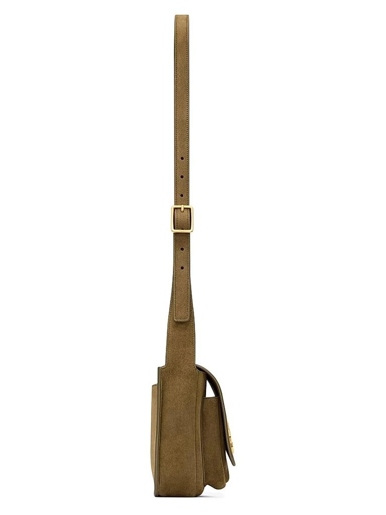 Yves Saint Laurent Niki Satchel Shoulder Bag in Suede 6