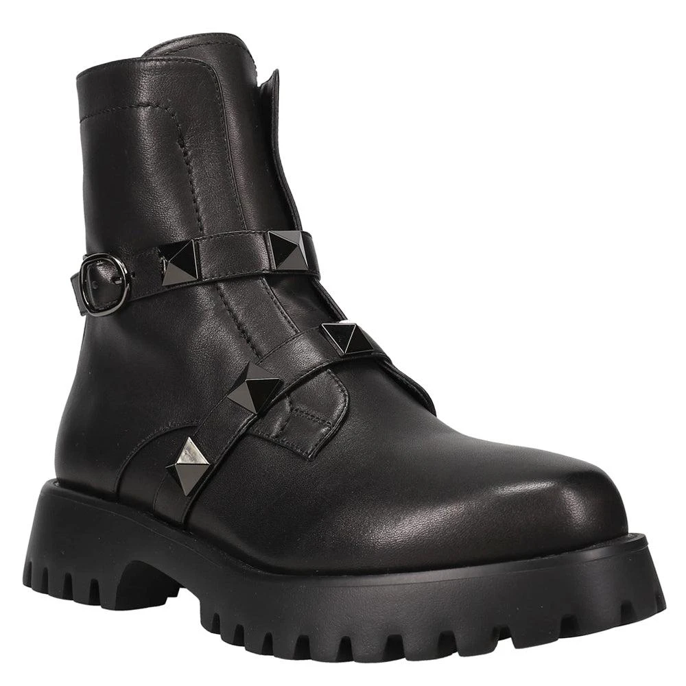 Vaneli Zinky Studded Round Toe Zippered Booties 2