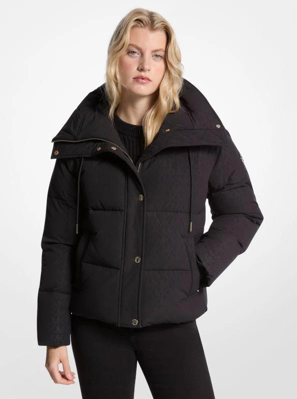 Michael Kors Signature Logo Quilted Puffer Jacket