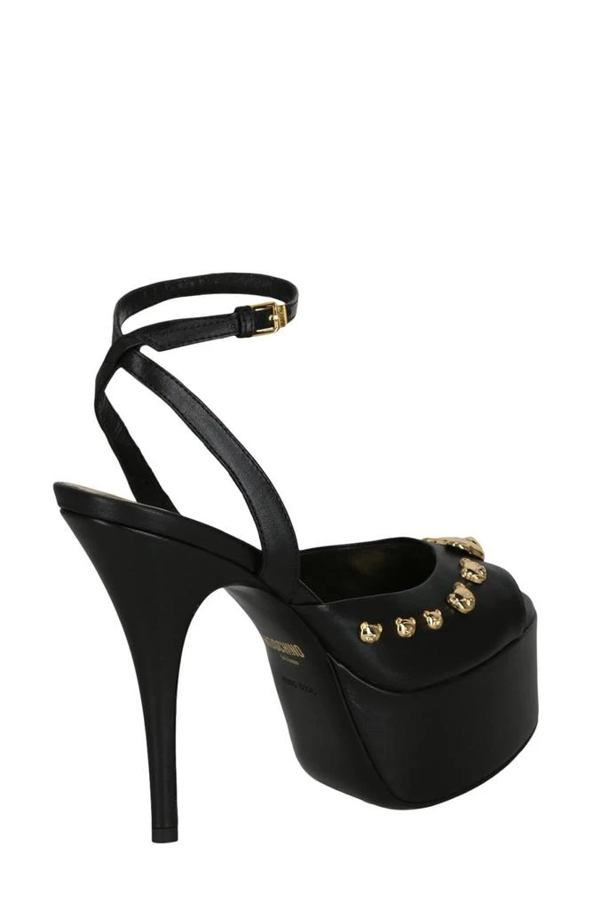 Teddy Bear Studded Ankle Strap Platform Sandal – On Sale Now with