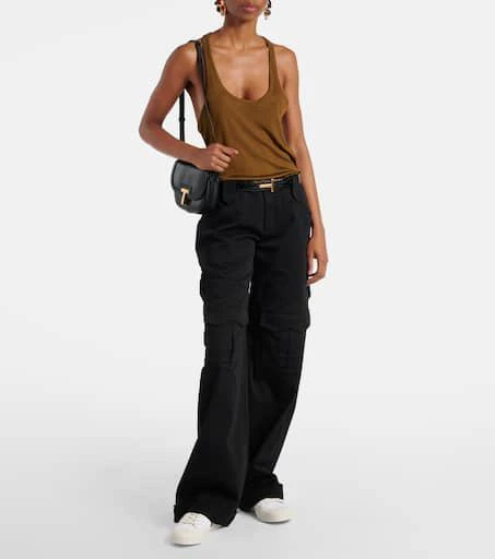 Tom Ford Logo leather sneakers 3