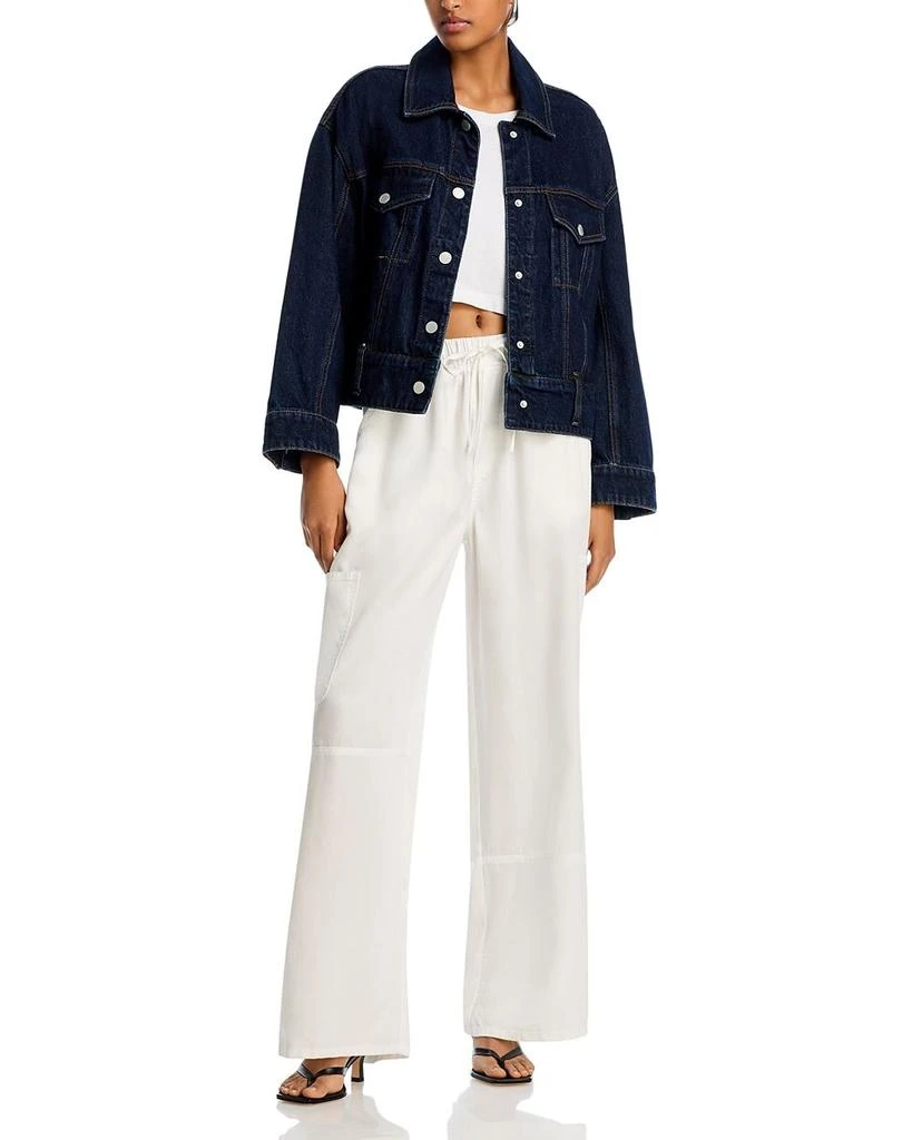 AQUA Chambray Cargo Pants - Exclusive 2