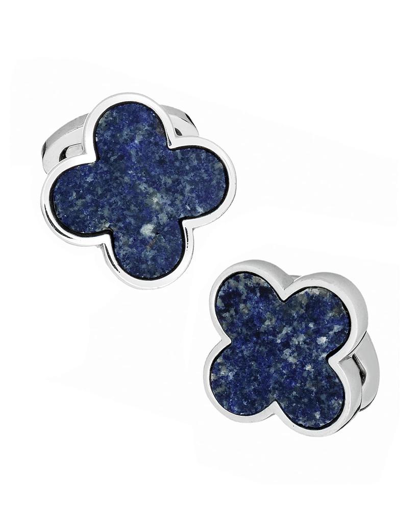 Jan Leslie Lapis Clover Cuff Links