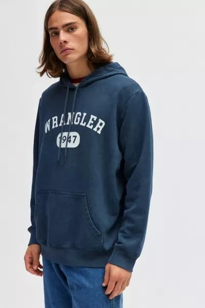 Wrangler Wrangler Logo Graphic Relaxed Fit Hoodie Sweatshirt 2