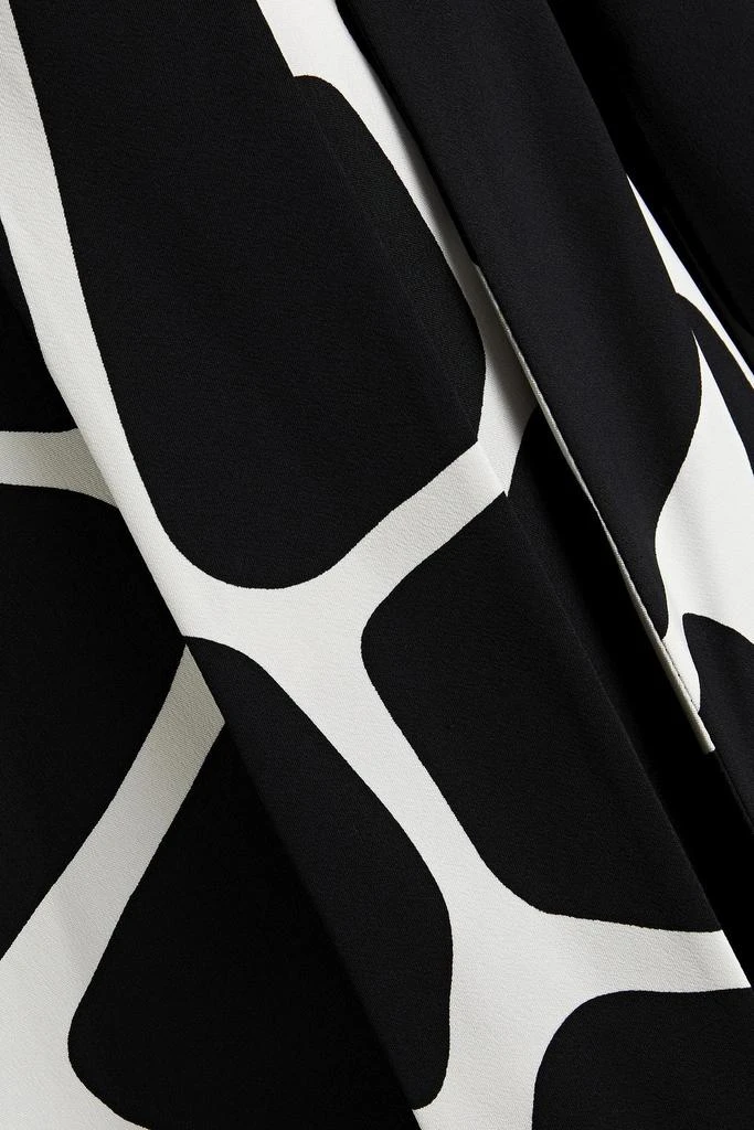 Valentino Printed silk-crepe mini dress 4