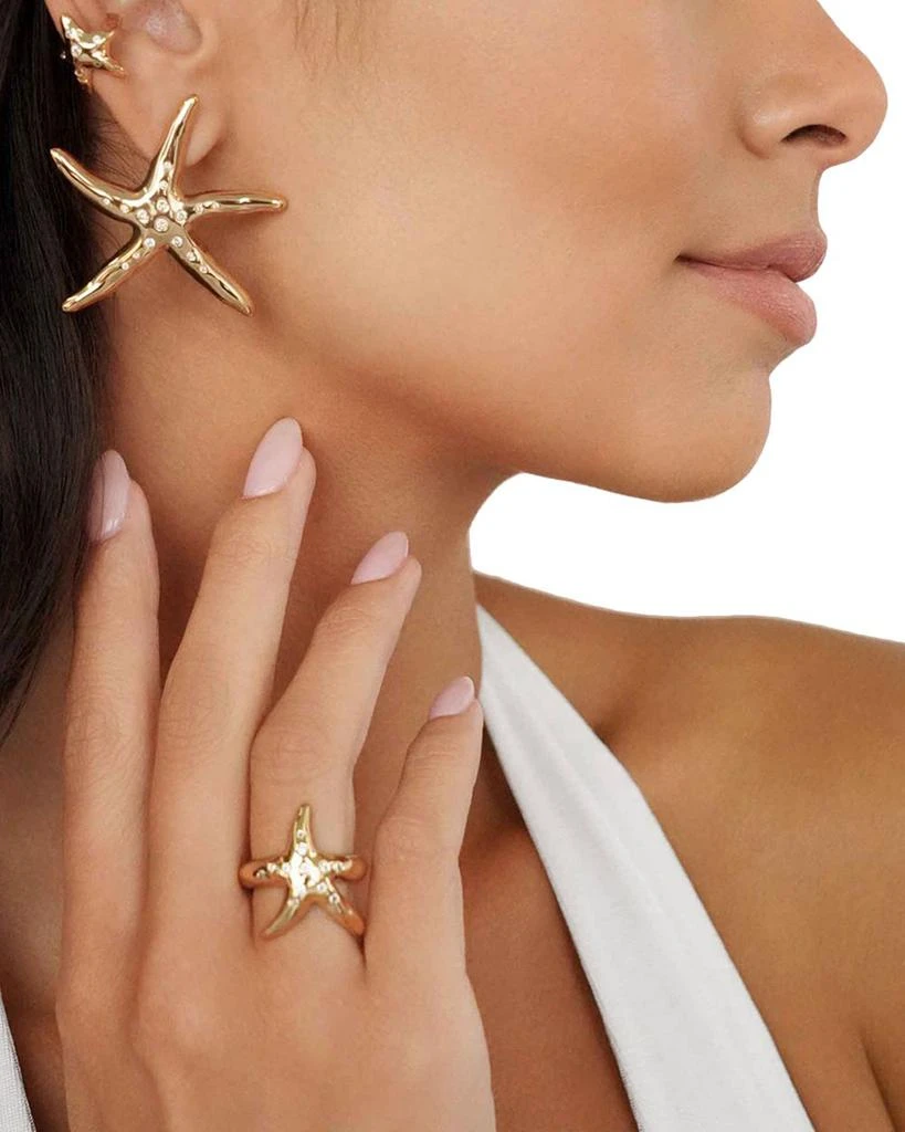 Ettika Jewelry Pavé Starfish Luxe Ear Cuff 3