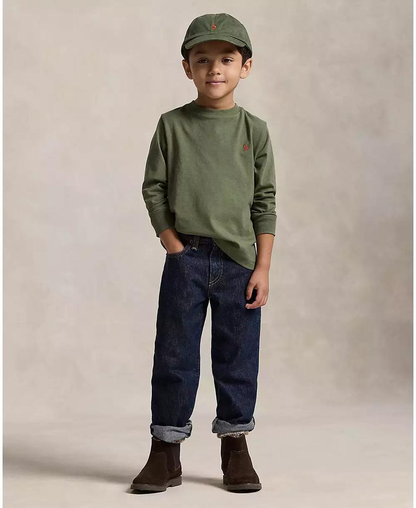 Ralph Lauren Toddler and Little Boys Cotton Jersey Long Sleeve T-Shirt