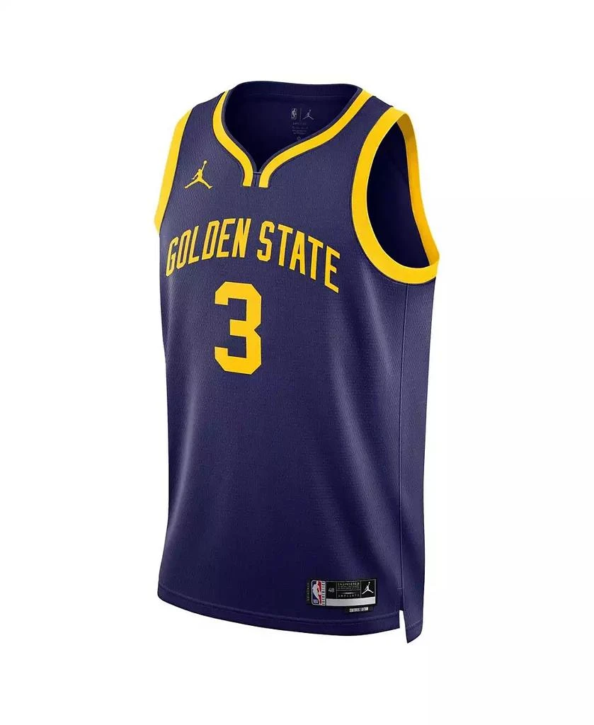 Jordan Men's Jordan Jordan Poole Navy Golden State Warriors 2022/23 Statement Edition Swingman Jersey 3