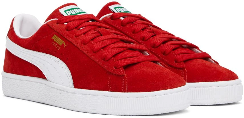 Puma Red Suede Classic XXI Sneakers 4