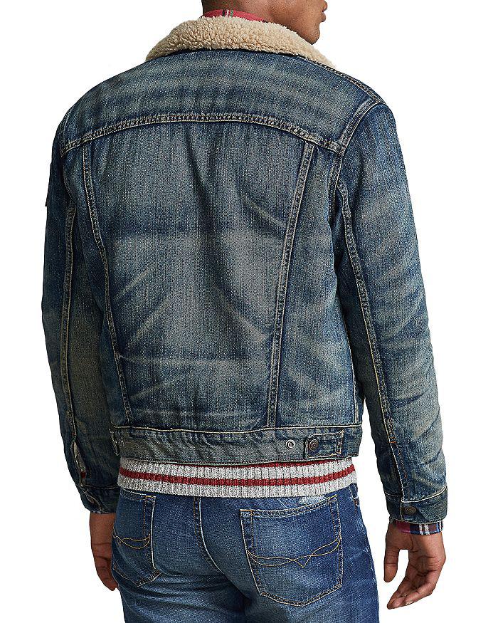 Polo Ralph Lauren Men's Fleece-Lined Trucker Jacket - Macy's