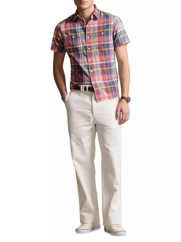 Ralph Lauren Madras Plaid Short-Sleeve Sport Shirt 2