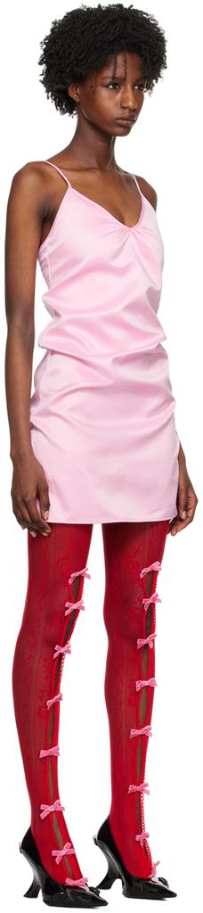 We11done Pink Slip Minidress