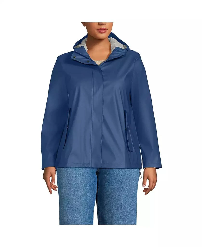 Lands
 End Plus Size Squall Waterproof Rain Slicker Jacket