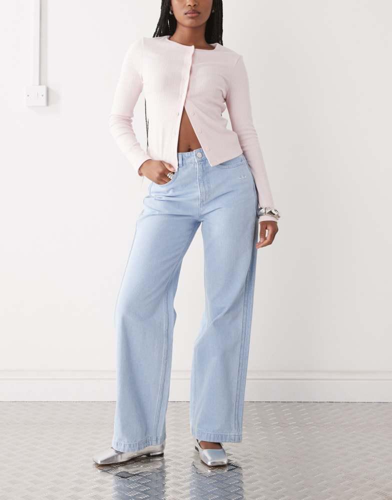Adidas Essentials Denim Balloon Jeans - Pants - Compare