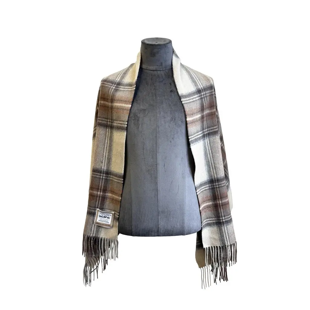 Heritage Heritage Traditions - Natural Stewart Tartan Woollen Stole