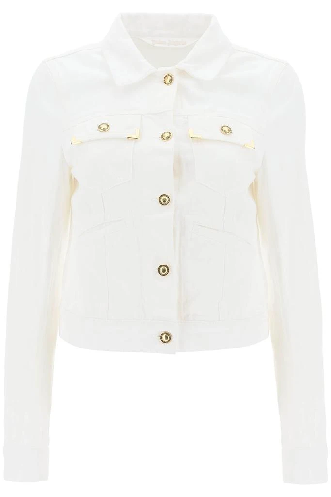 Palm Angels short denim jacket 1