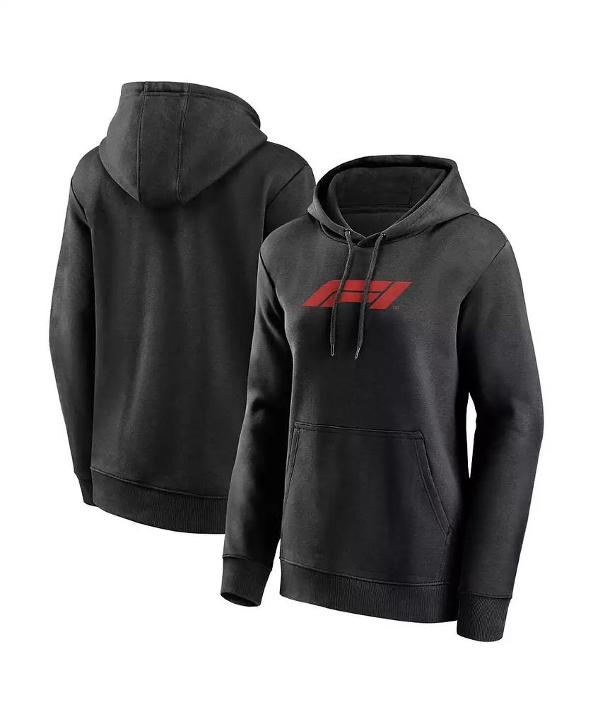 Formula 1 Men's Black Primary Logo Pullover Hoodie