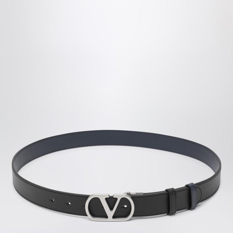 Valentino Reversible Vlogo Signature belt Black/Marine