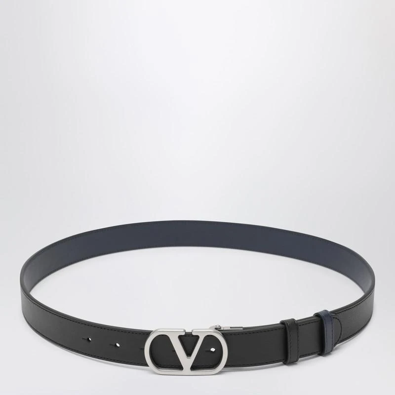 Valentino Reversible Vlogo Signature belt Black/Marine 1