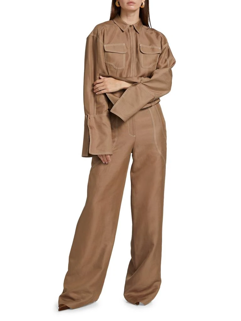 Acler Geary High-Rise Wide-Leg Pants 2