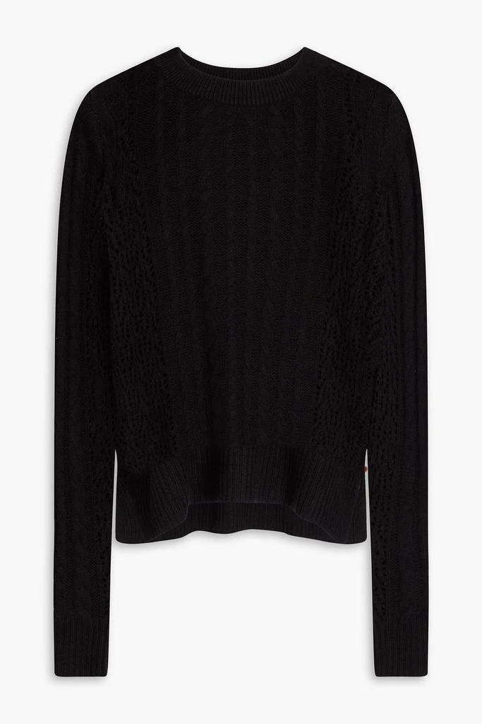Autumn Cashmere Cable-knit cashmere sweater 1