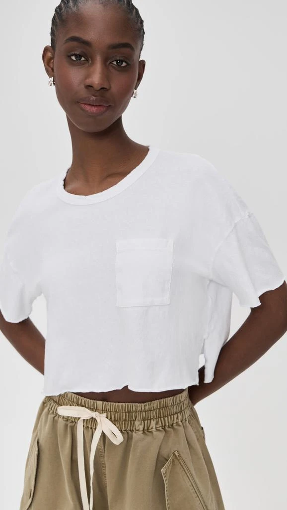 James Perse Cropped Relaxed Fit Pocket Tee 1
