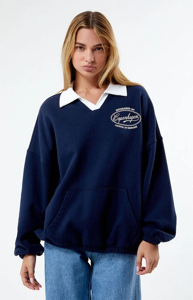 PacSun Denmark Rugby Oversized Sweatshirt 1