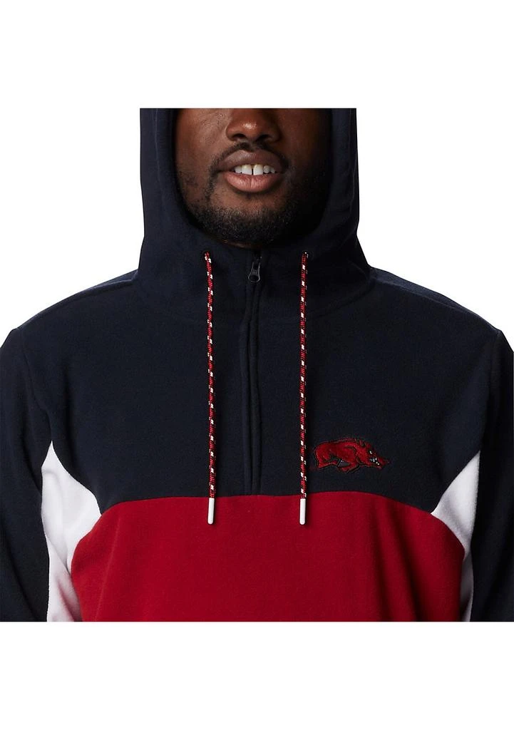 Columbia NCAA Arkansas Razorbacks Lodge Quarter-Zip Hoodie 3