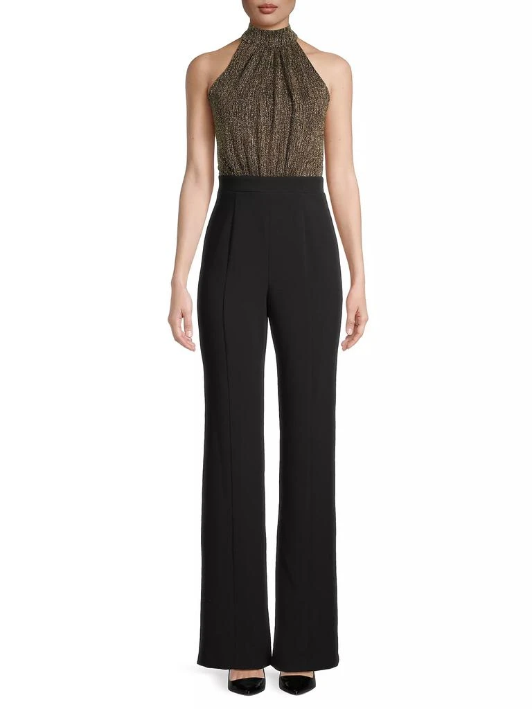 Black Halo Genesis Halterneck Straight-Leg Jumpsuit 3