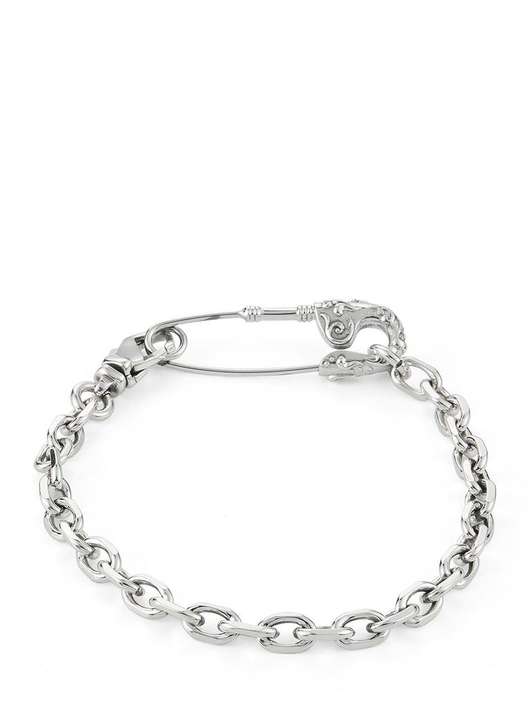 EMANUELE BICOCCHI Eb Crest Safety Pin Bracelet