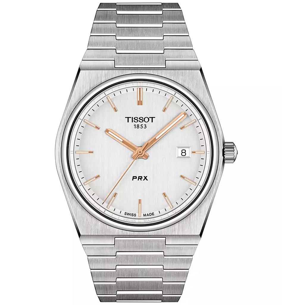 Tissot Men's Swiss PRX Stainless Steel Bracelet Watch 40mm