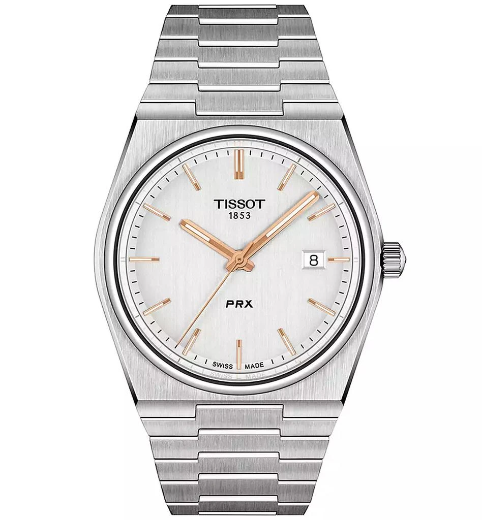 Tissot Men's Swiss PRX Stainless Steel Bracelet Watch 40mm 1
